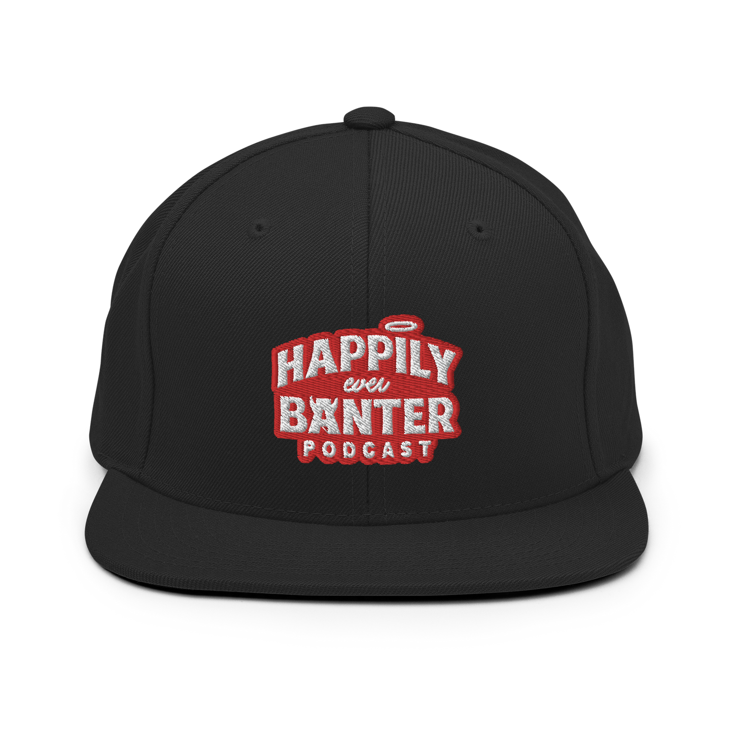 HAPPILY EVER BANTER PODCAST SNAPBACK HAT