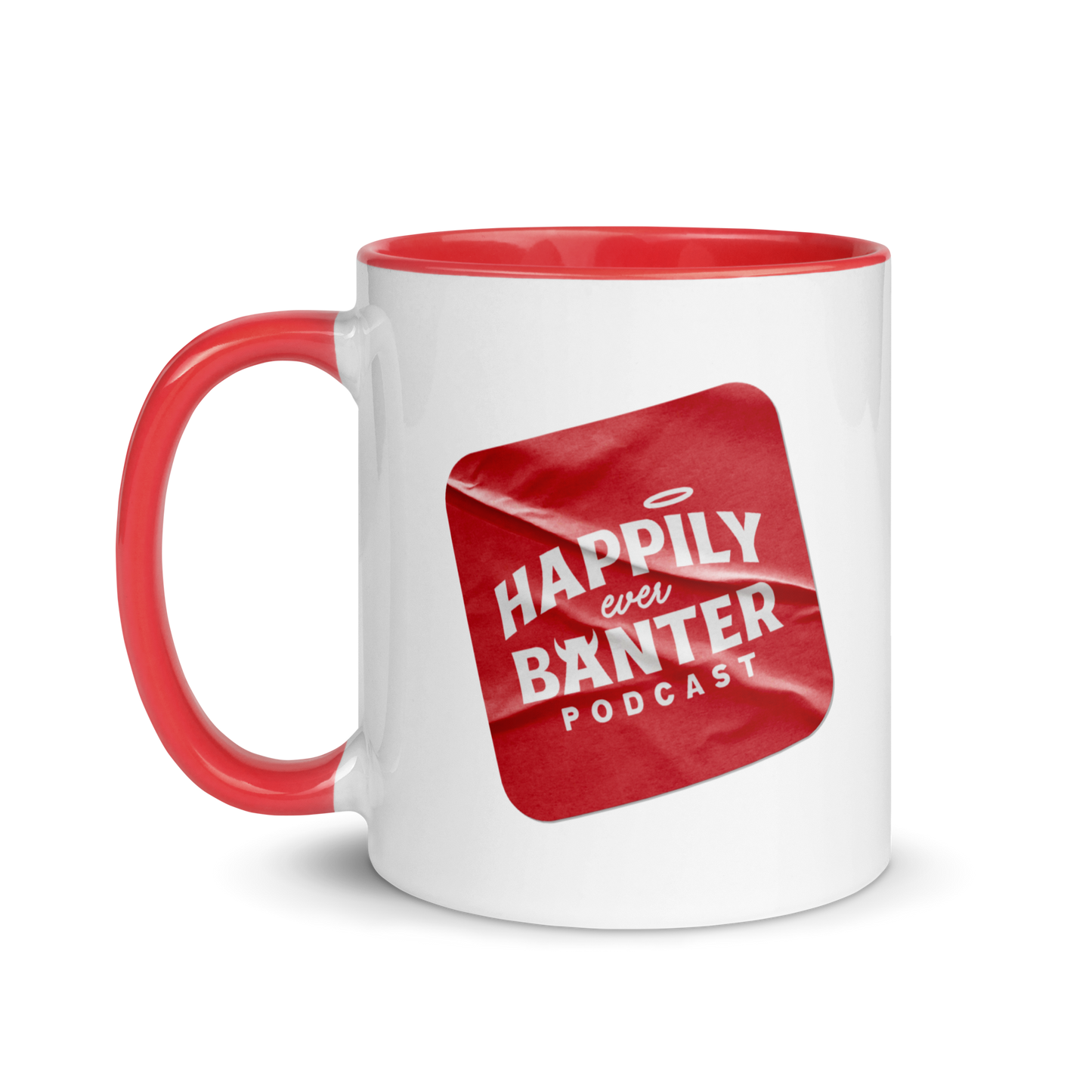 HAPPILY EVER BANTER PODCAST STICKER MUG