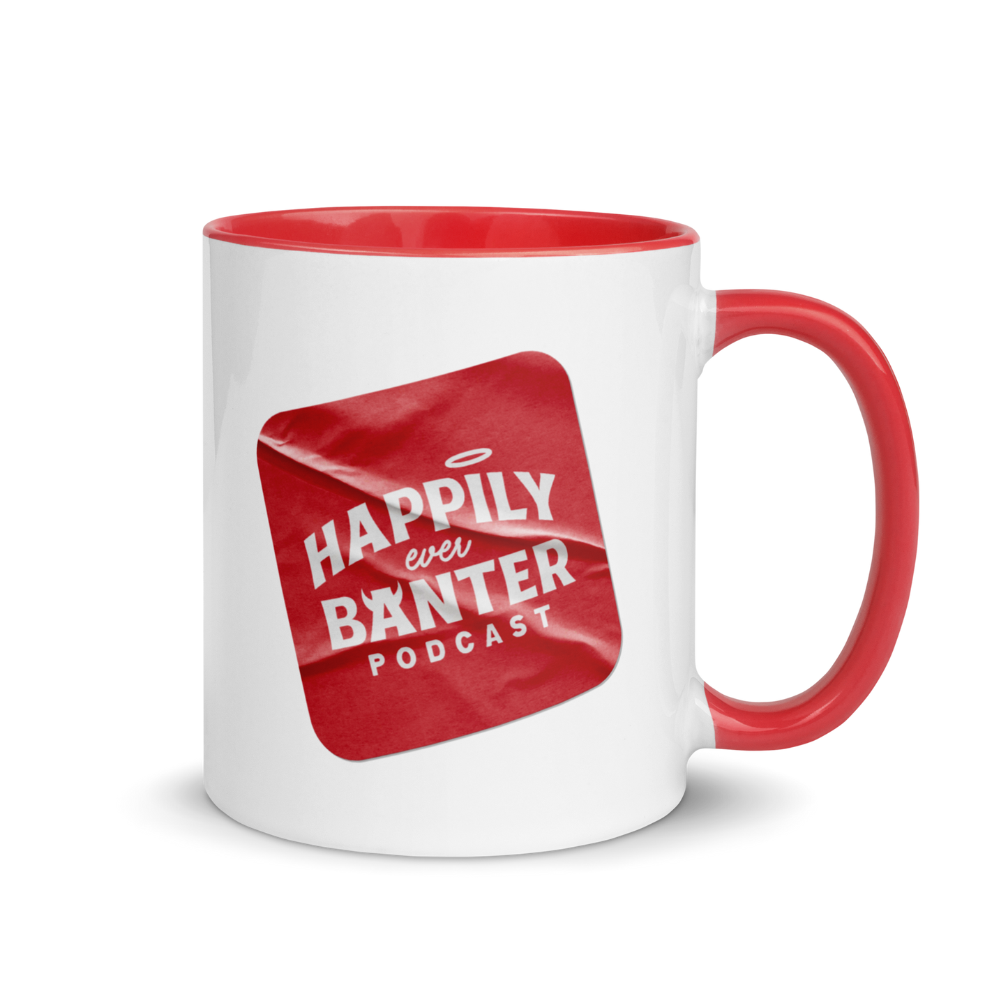 HAPPILY EVER BANTER PODCAST STICKER MUG